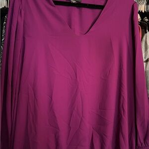 Karen Kane Vivid Purple Blouse